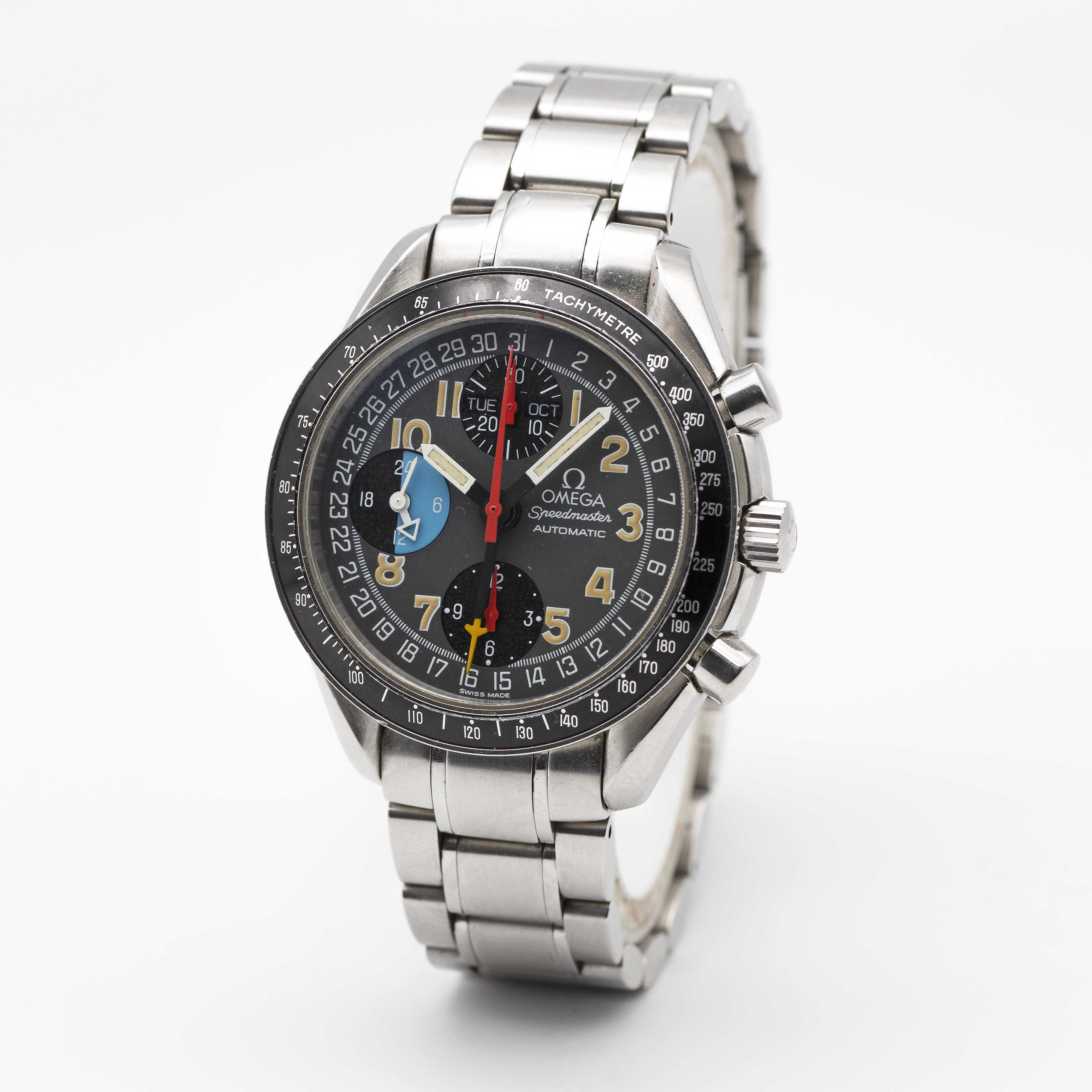 A GENTLEMAN'S STAINLESS STEEL OMEGA SPEEDMASTER "MK40" TRIPLE CALENDAR AUTOMATIC CHRONOGRAPH - Image 3 of 8