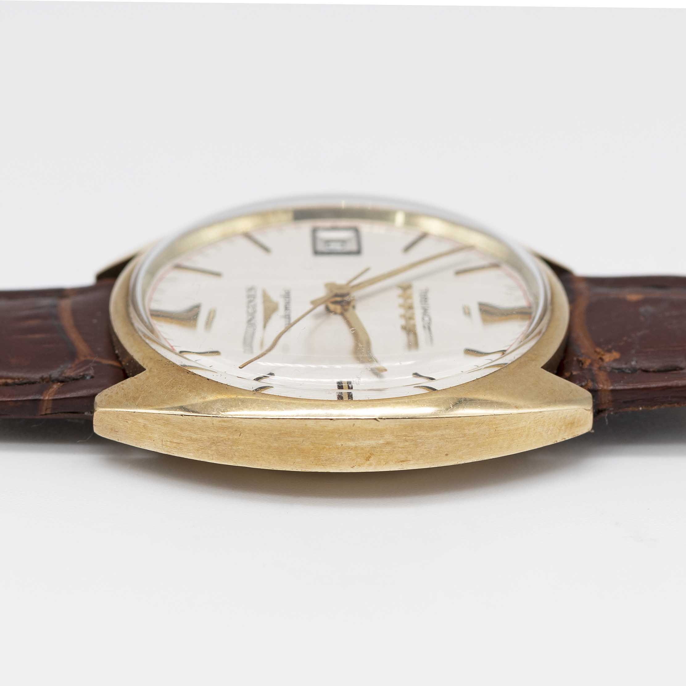 A GENTLEMAN'S 9CT SOLID GOLD LONGINES ADMIRAL "5 STAR" AUTOMATIC WRIST WATCH CIRCA 1970, WITH - Image 7 of 7