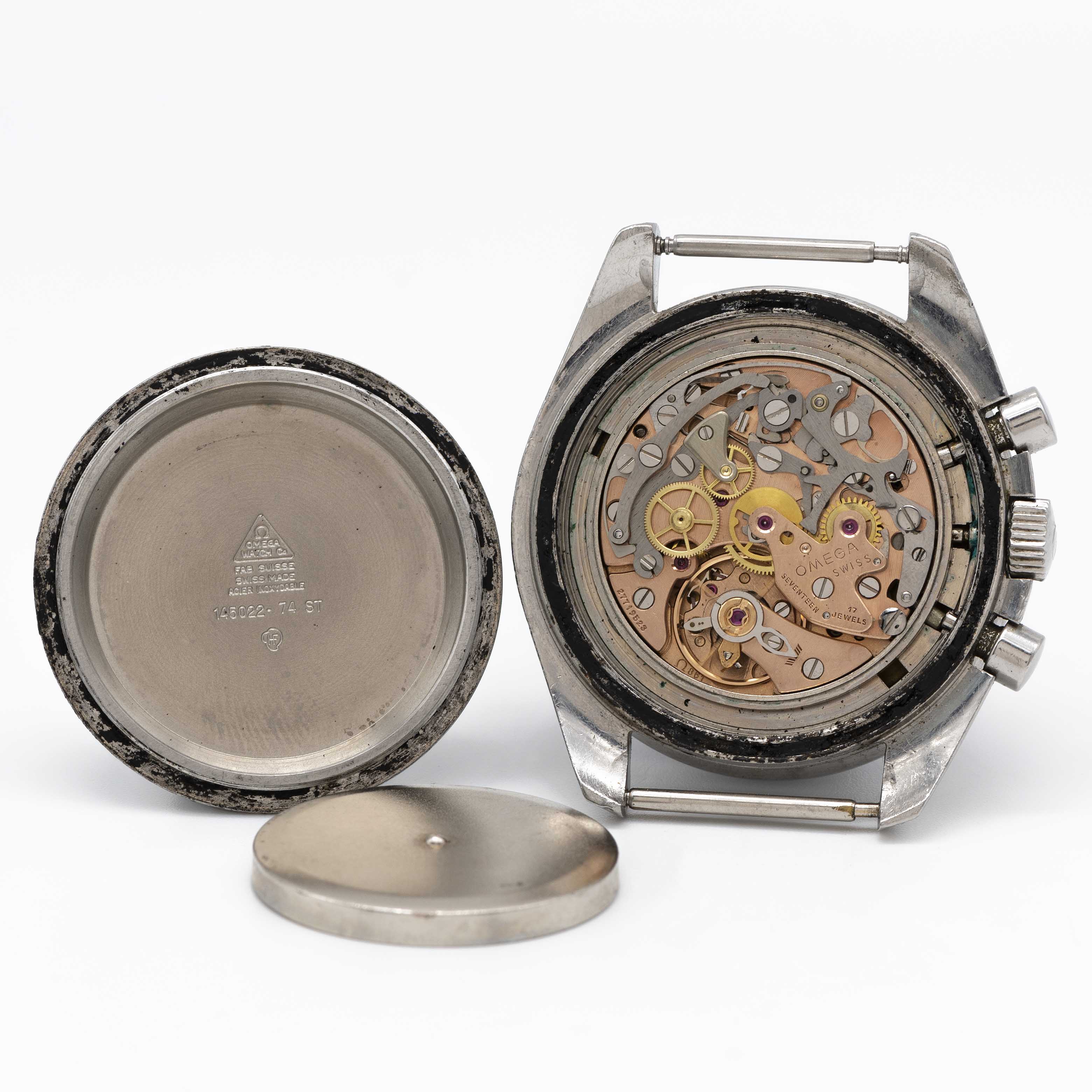 A GENTLEMAN'S STAINLESS STEEL RHODESIAN MILITARY AIR FORCE OMEGA SPEEDMASTER PROFESSIONAL - Image 7 of 9