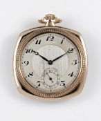 A RARE GENTLEMAN'S 9K SOLID GOLD ROLEX OYSTER 