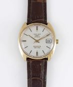 A GENTLEMAN'S 9CT SOLID GOLD LONGINES ADMIRAL 