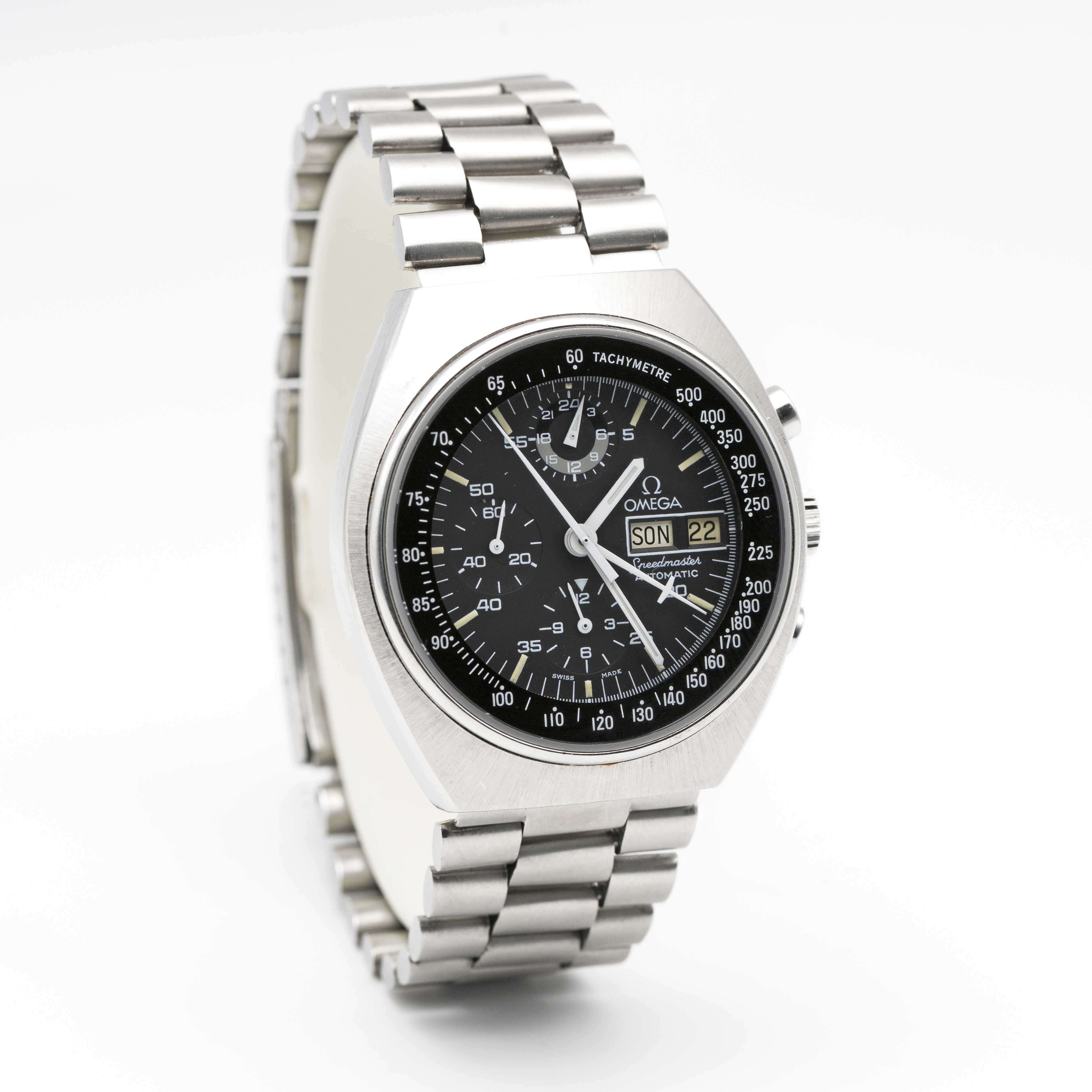 A GENTLEMAN'S STAINLESS STEEL OMEGA SPEEDMASTER PROFESSIONAL MARK 4.5 CHRONOGRAPH BRACELET WATCH - Image 4 of 9