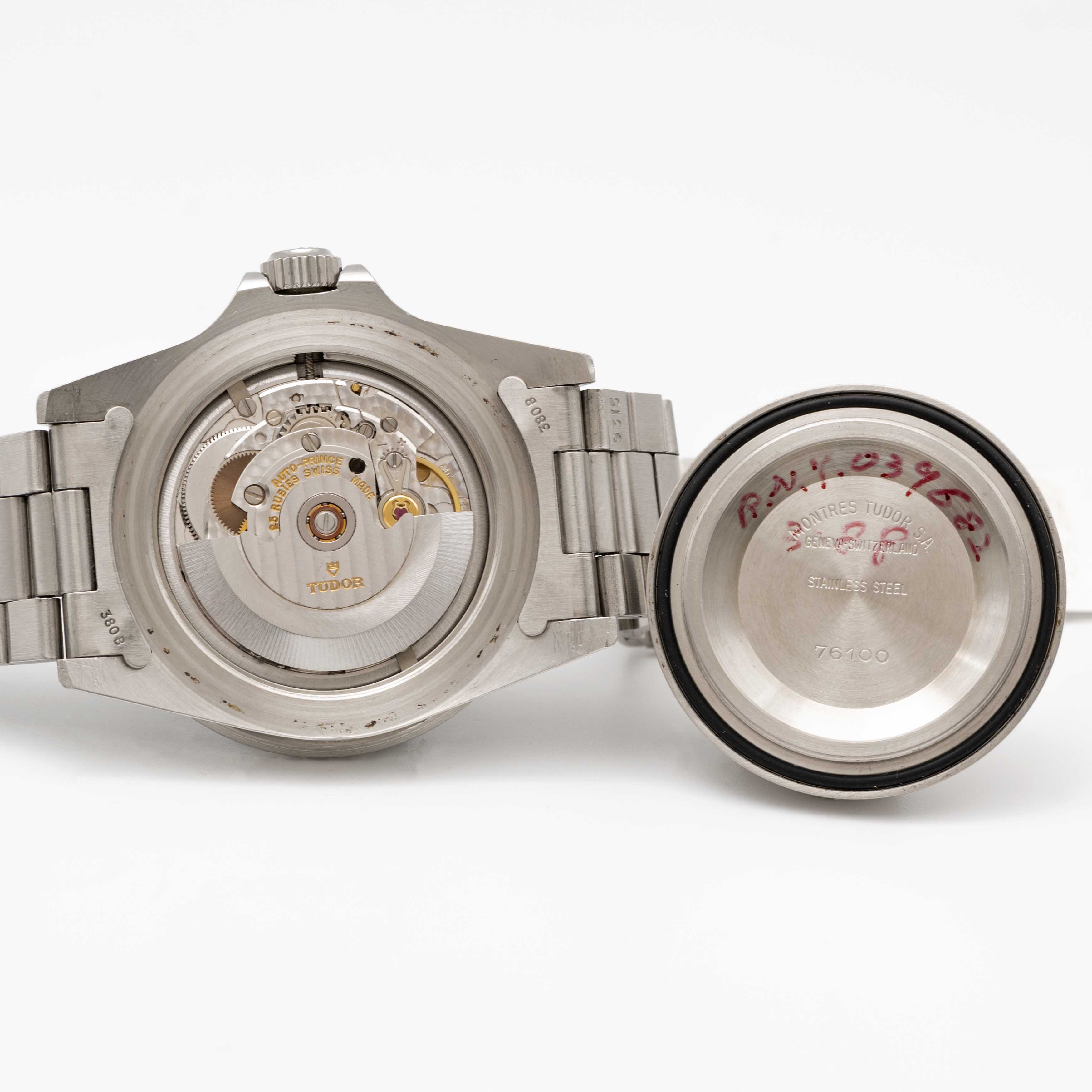 A GENTLEMAN'S STAINLESS STEEL ROLEX TUDOR PRINCE OYSTERDATE "LOLLIPOP" SUBMARINER BRACELET WATCH - Image 9 of 12