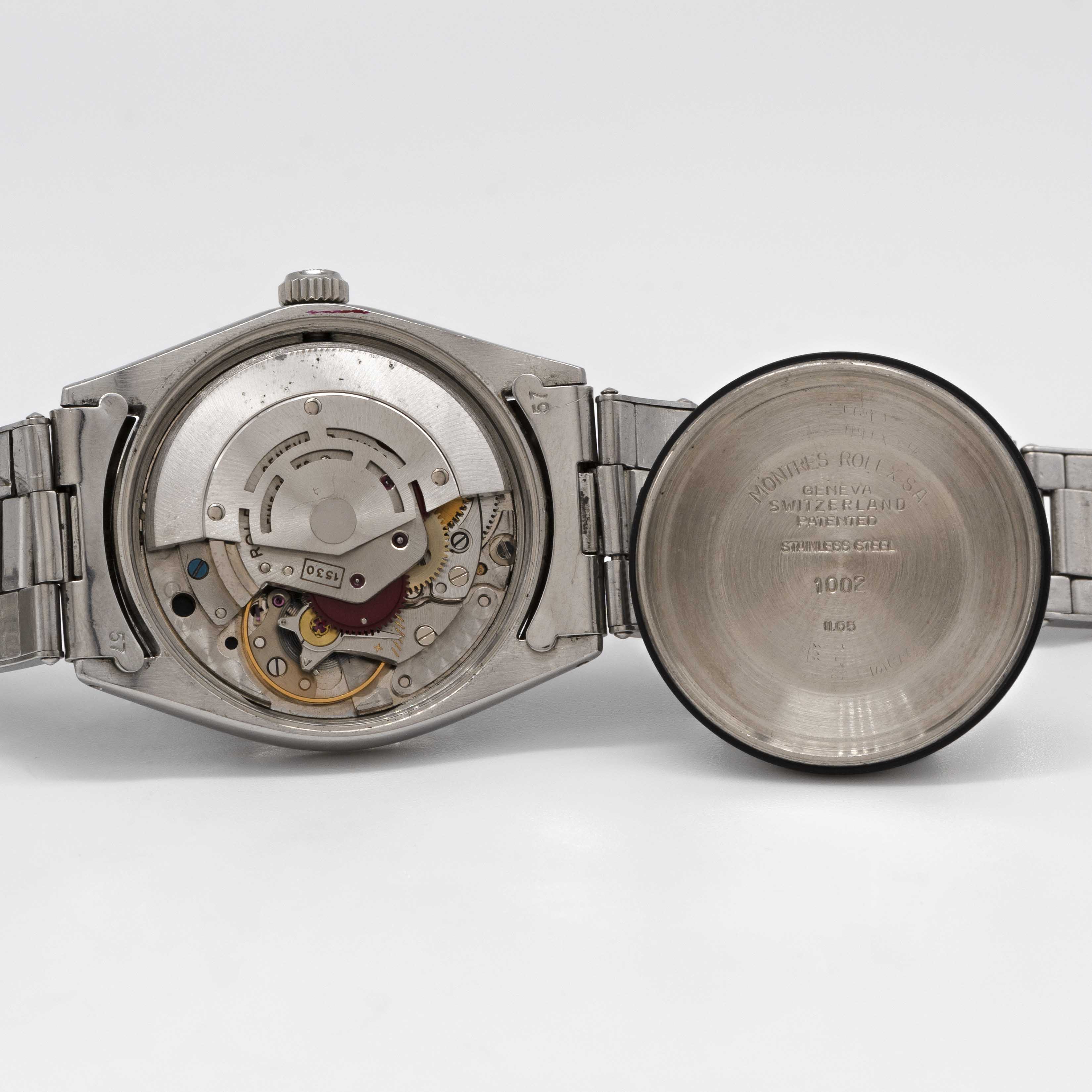 A RARE GENTLEMAN'S STAINLESS STEEL ROLEX OYSTER PERPETUAL EXPLORER SUPER PRECISION BRACELET WATCH - Image 9 of 12