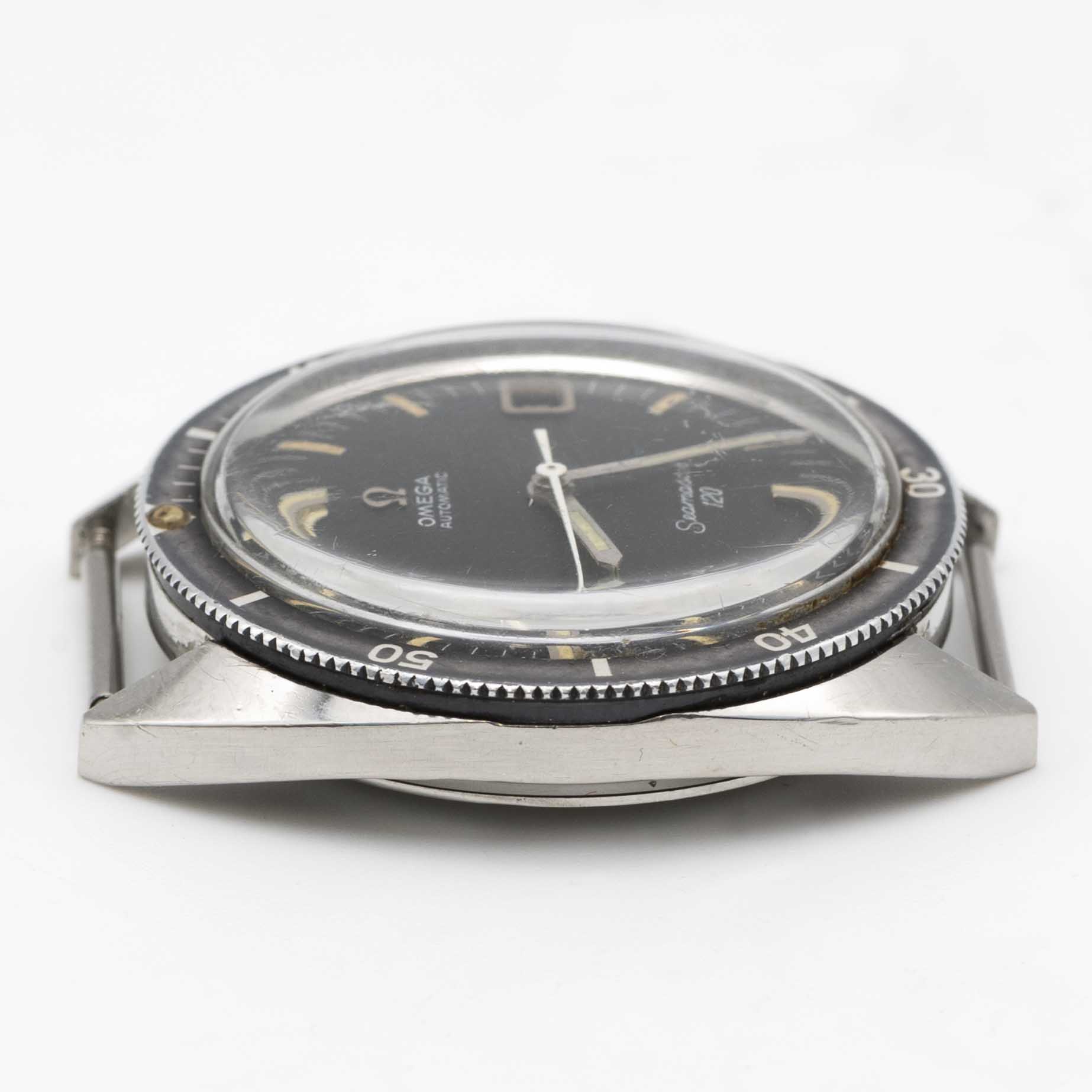 A GENTLEMAN'S STAINLESS STEEL OMEGA SEAMASTER 120 AUTOMATIC DATE DIVERS WRIST WATCH CIRCA 1971, REF. - Image 8 of 8