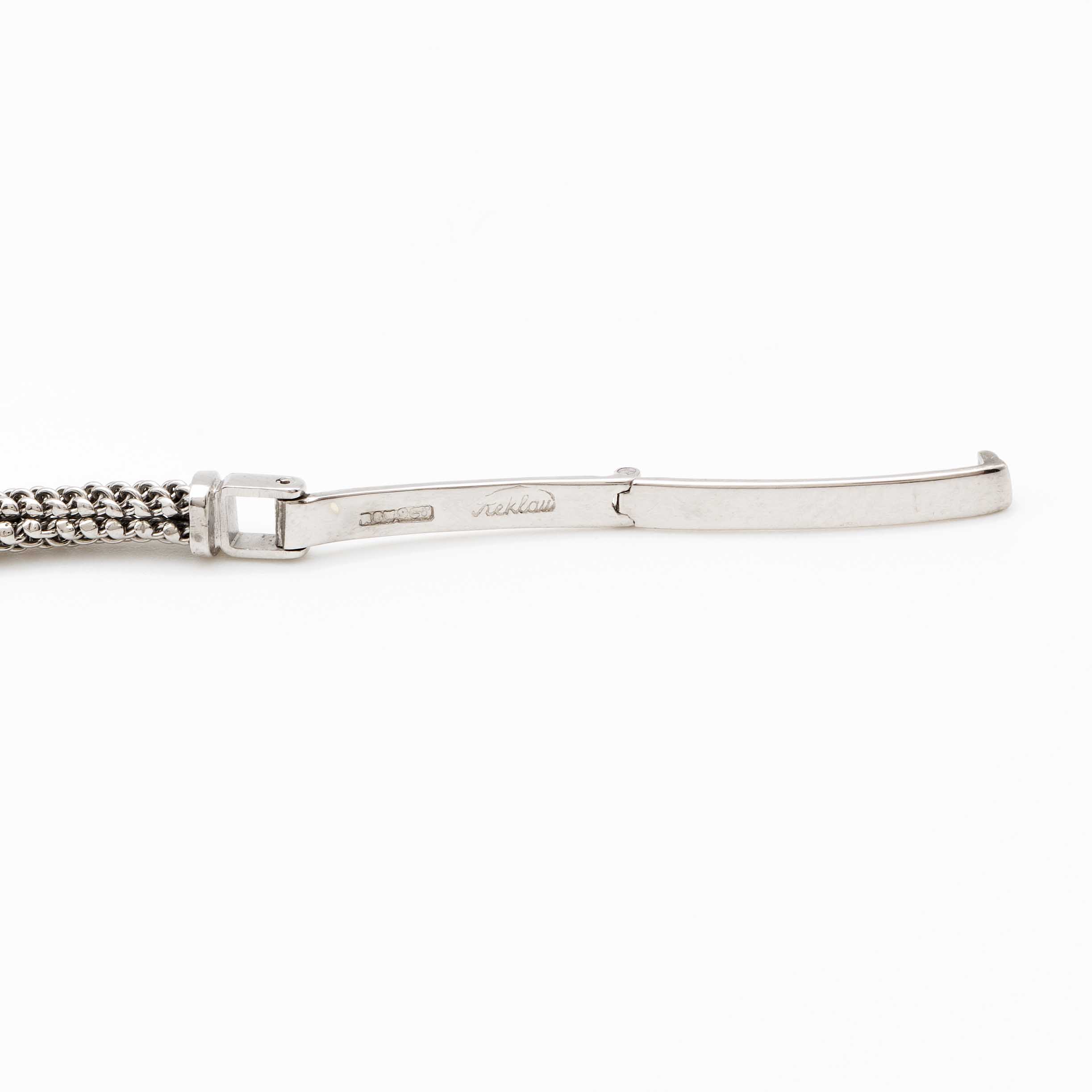 A LADIES FINE SOLID WHITE GOLD & DIAMOND ROLEX COCKTAIL BRACELET WATCH CIRCA 1926, WITH GUILLOCHE - Image 10 of 10