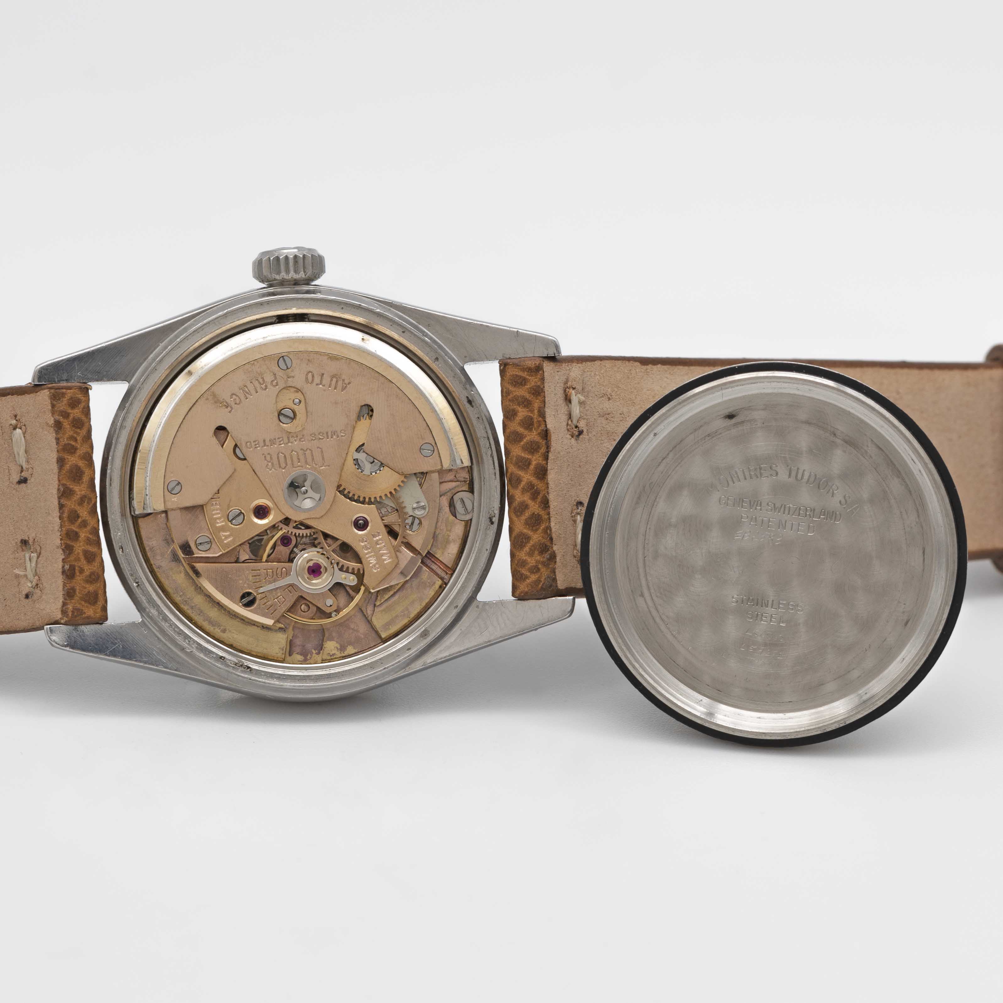 A RARE GENTLEMAN'S STAINLESS STEEL ROLEX TUDOR PRINCE OYSTERDATE 34 WRIST WATCH CIRCA 1950s, REF. - Image 6 of 8