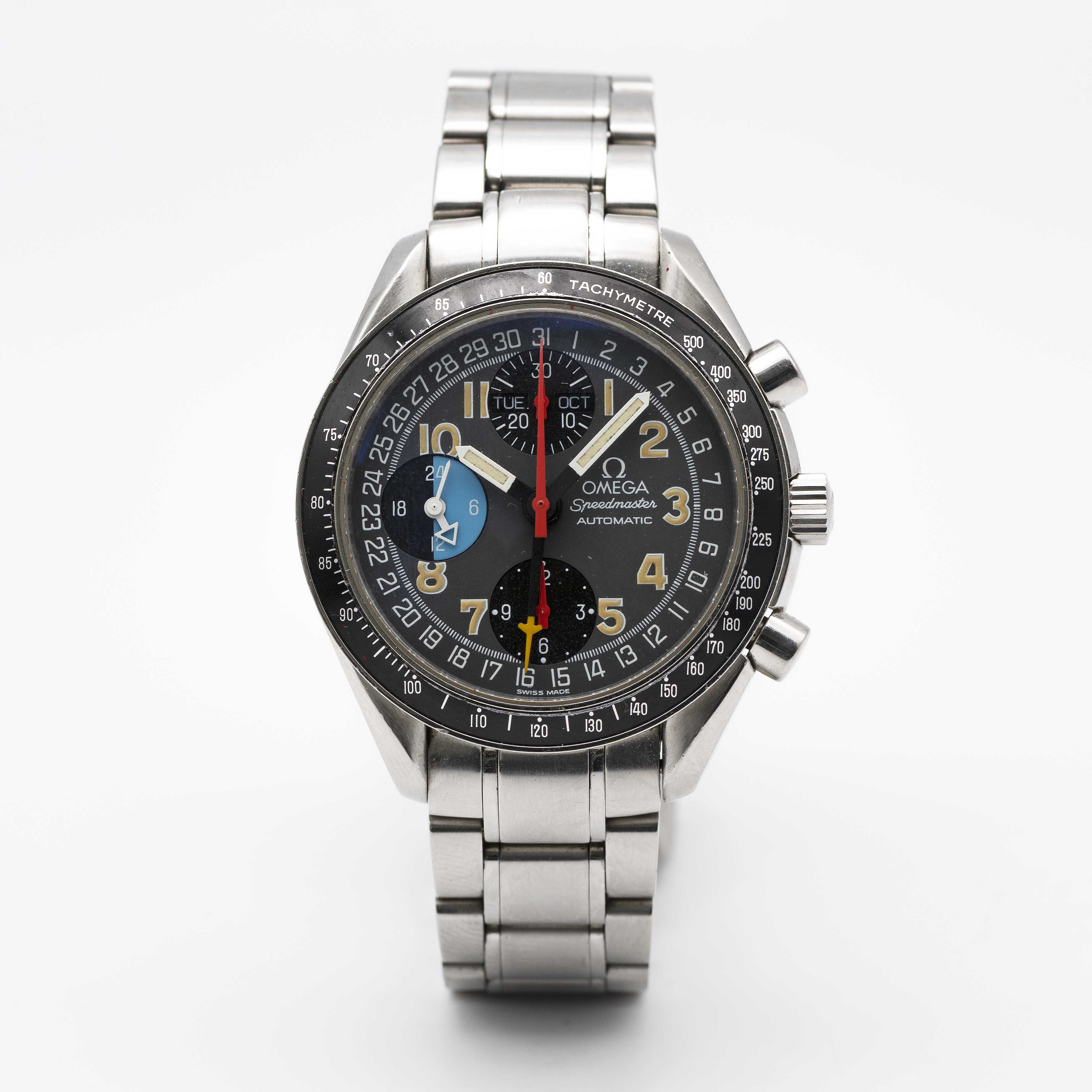 A GENTLEMAN'S STAINLESS STEEL OMEGA SPEEDMASTER "MK40" TRIPLE CALENDAR AUTOMATIC CHRONOGRAPH - Image 2 of 8