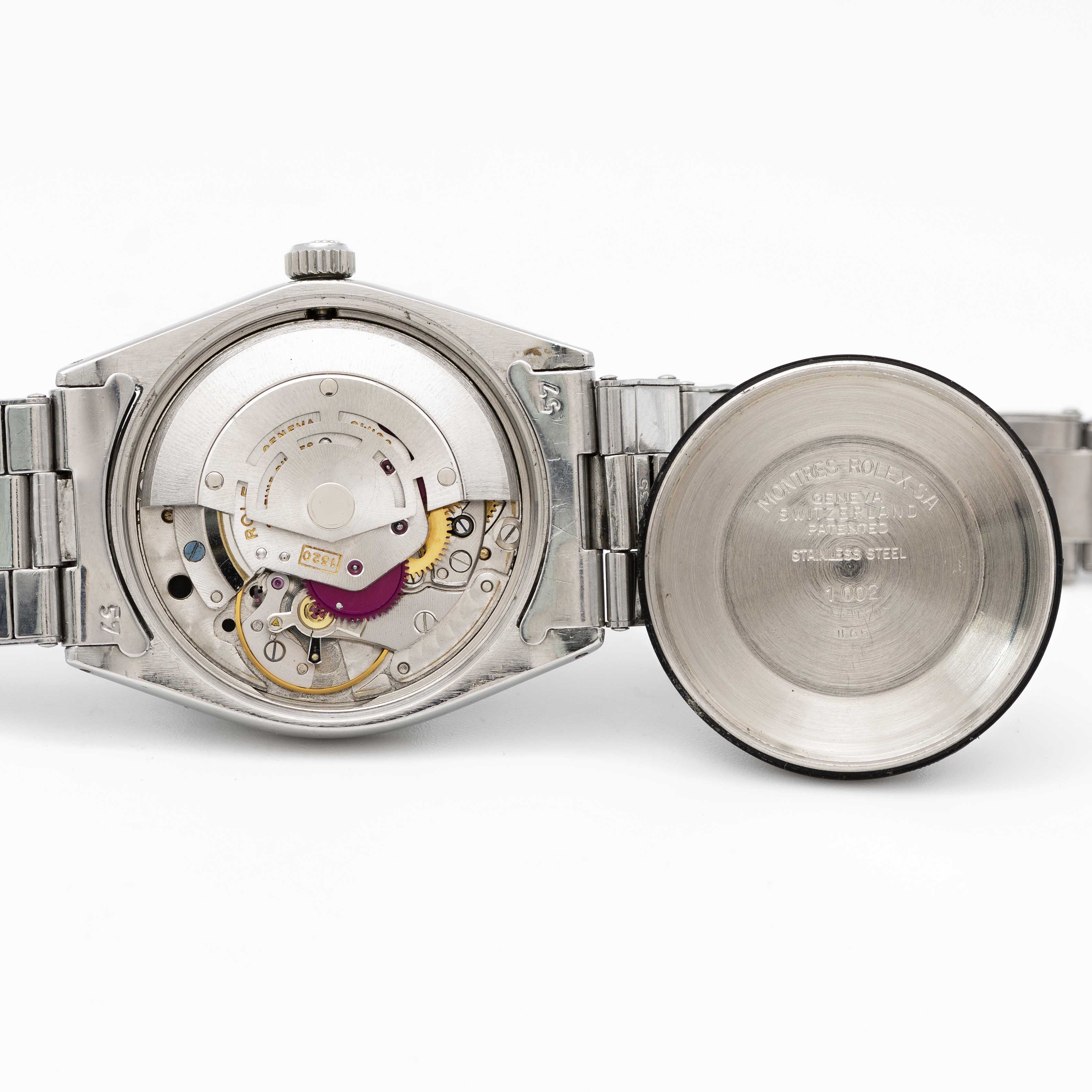 A RARE GENTLEMAN'S STAINLESS STEEL ROLEX OYSTER PERPETUAL EXPLORER PRECISION BRACELET WATCH CIRCA - Image 9 of 12