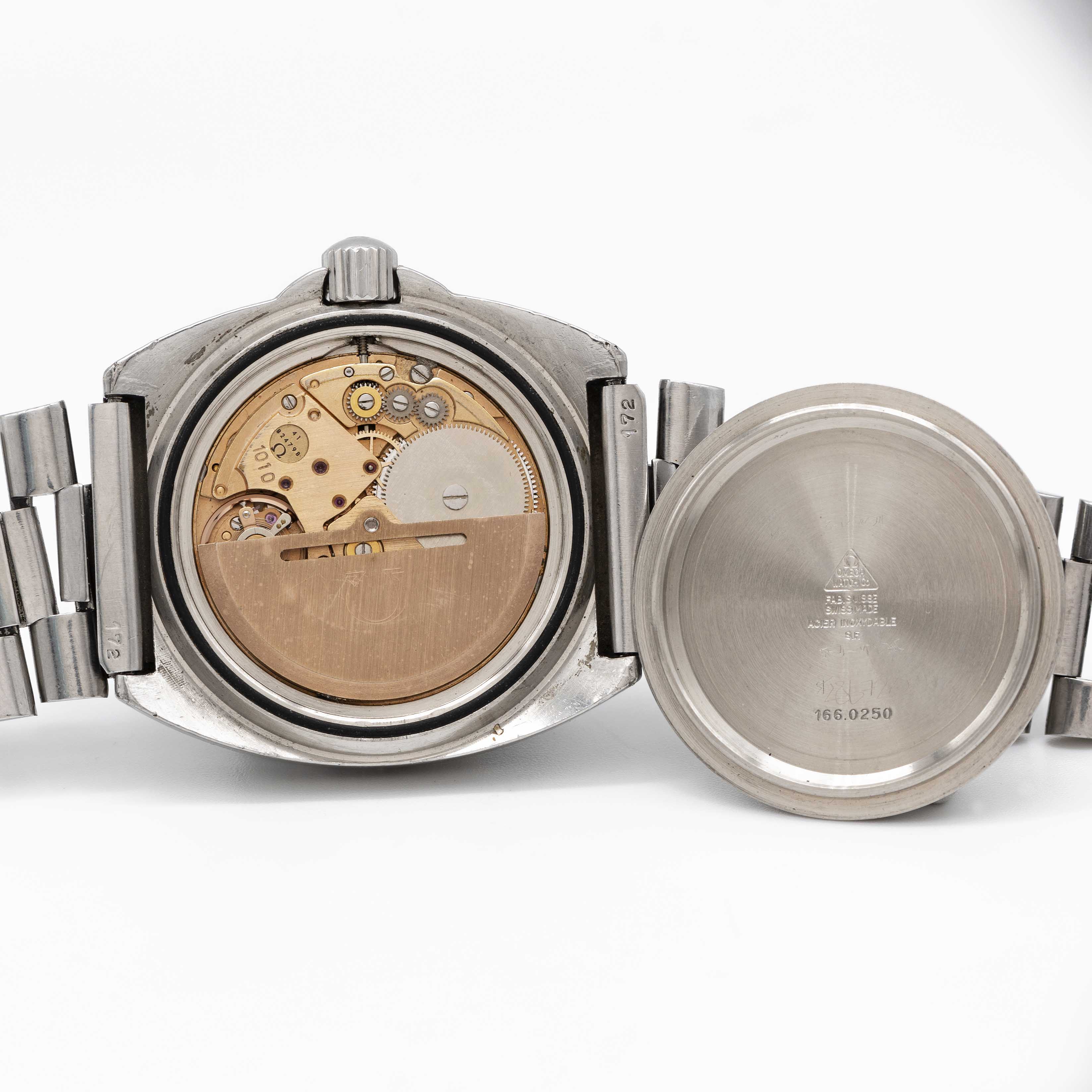 A RARE GENTLEMAN'S STAINLESS STEEL OMEGA SEAMASTER 120M AUTOMATIC "BABY PLOPROF" BRACELET WATCH - Image 7 of 9