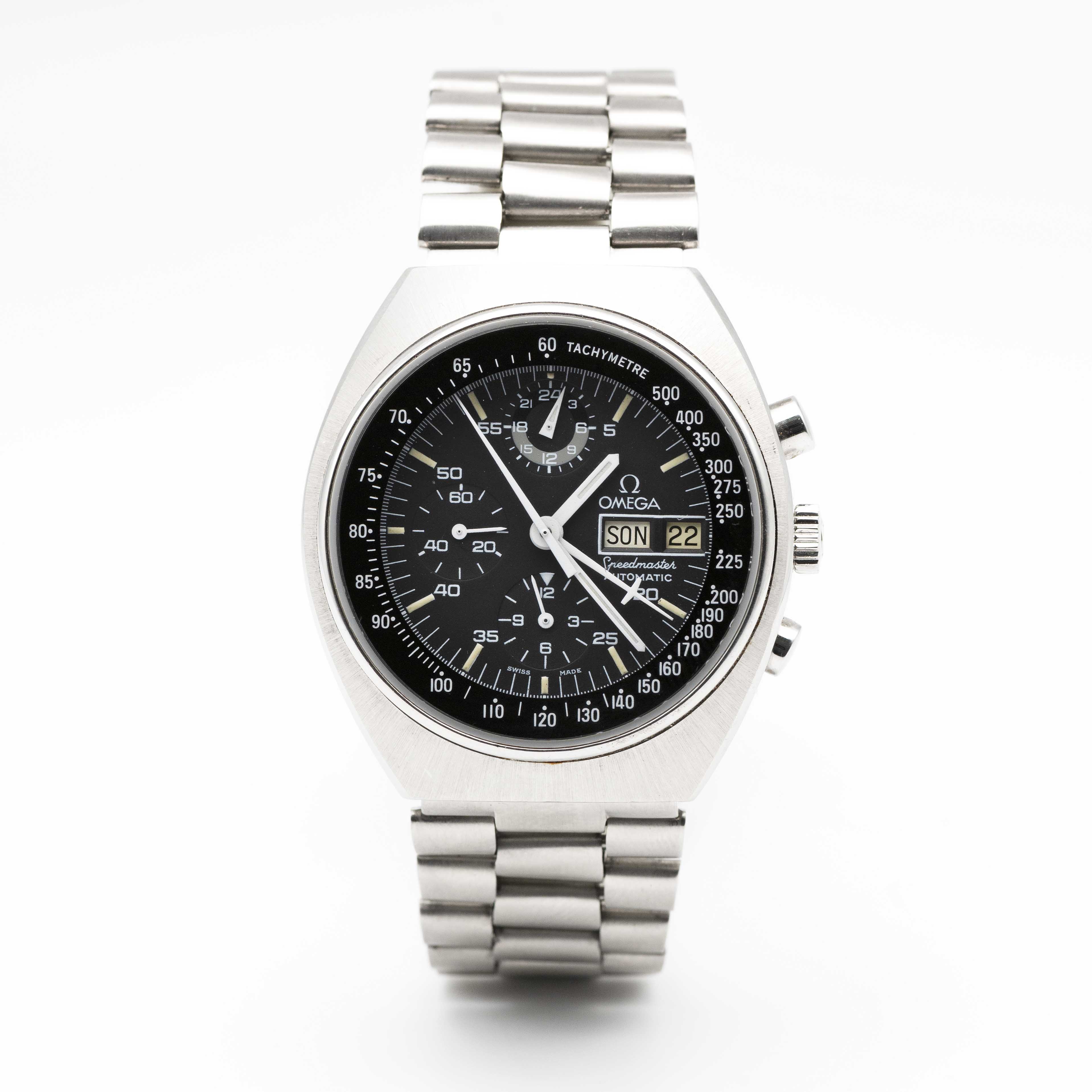 A GENTLEMAN'S STAINLESS STEEL OMEGA SPEEDMASTER PROFESSIONAL MARK 4.5 CHRONOGRAPH BRACELET WATCH - Image 2 of 9