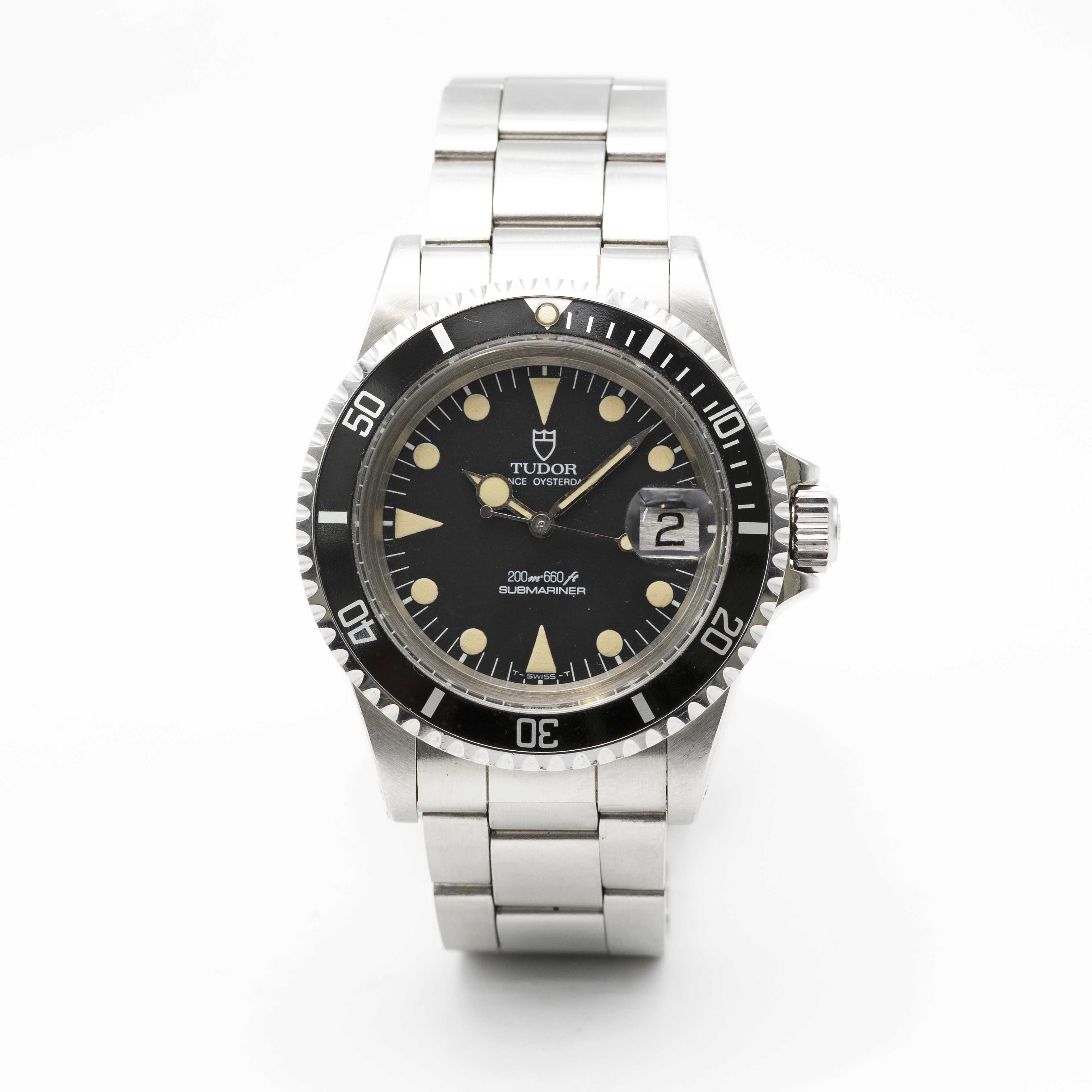 A GENTLEMAN'S STAINLESS STEEL ROLEX TUDOR PRINCE OYSTERDATE "LOLLIPOP" SUBMARINER BRACELET WATCH - Image 4 of 12