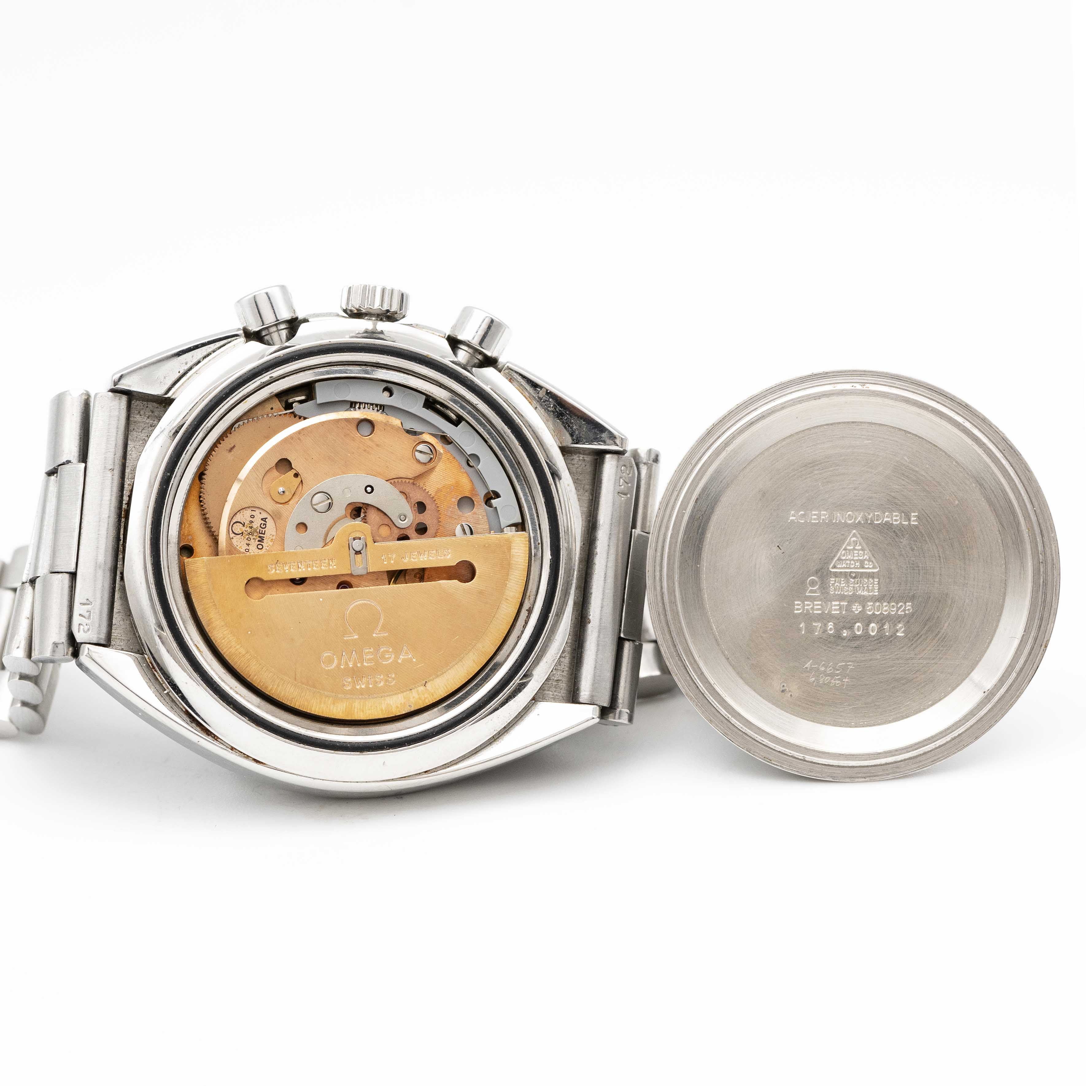 A GENTLEMAN'S STAINLESS STEEL OMEGA SPEEDMASTER PROFESSIONAL MARK 4.5 CHRONOGRAPH BRACELET WATCH - Image 7 of 9