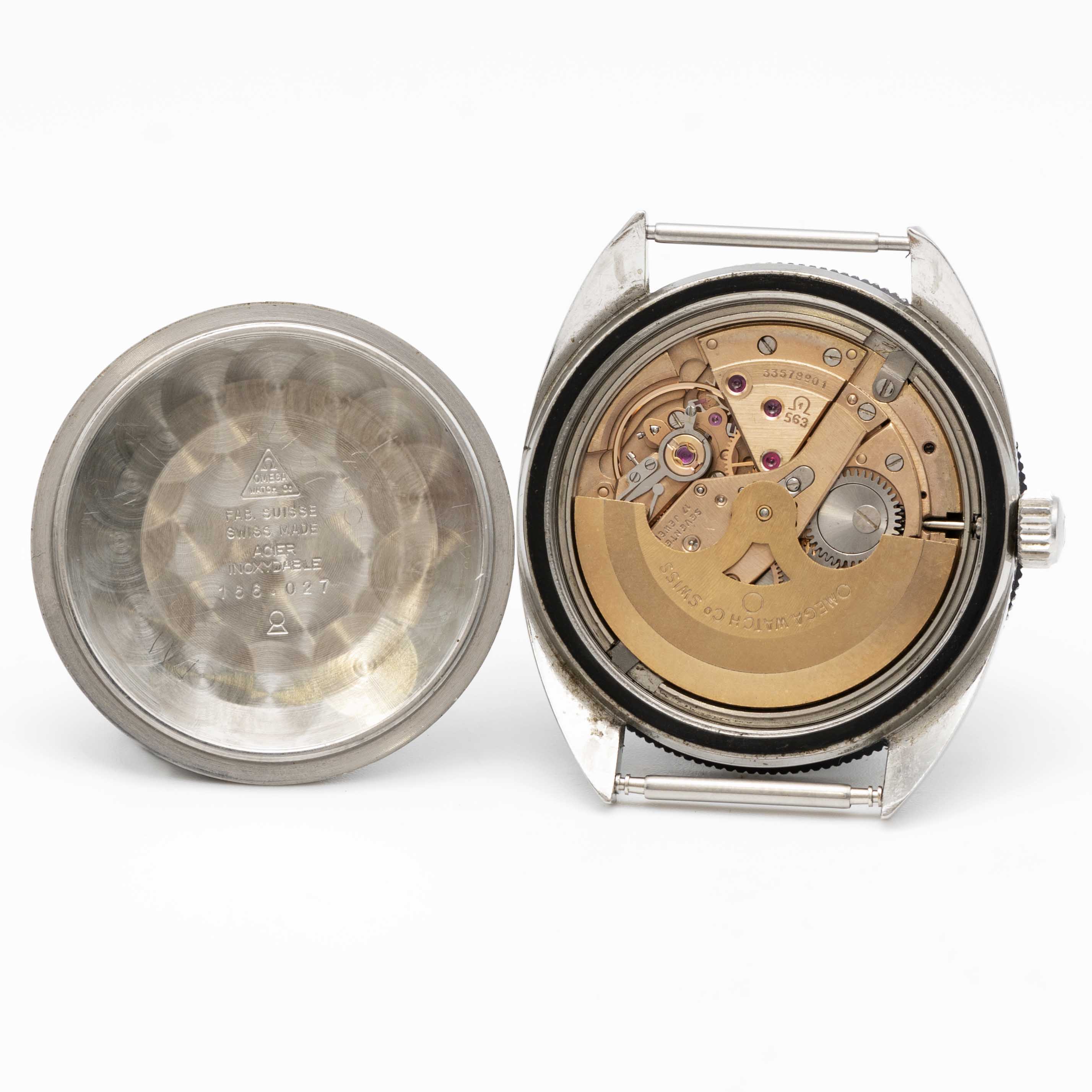 A GENTLEMAN'S STAINLESS STEEL OMEGA SEAMASTER 120 AUTOMATIC DATE DIVERS WRIST WATCH CIRCA 1971, REF. - Image 6 of 8