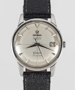 A GENTLEMAN'S STAINLESS STEEL OMEGA GENEVE CALENDAR AUTOMATIC WRIST WATCH  CIRCA 1960, REF. 2982 5
