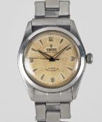 A GENTLEMAN'S STAINLESS STEEL ROLEX TUDOR OYSTER PRINCE SELF-WINDING BRACELET WATCH CIRCA 1950s,