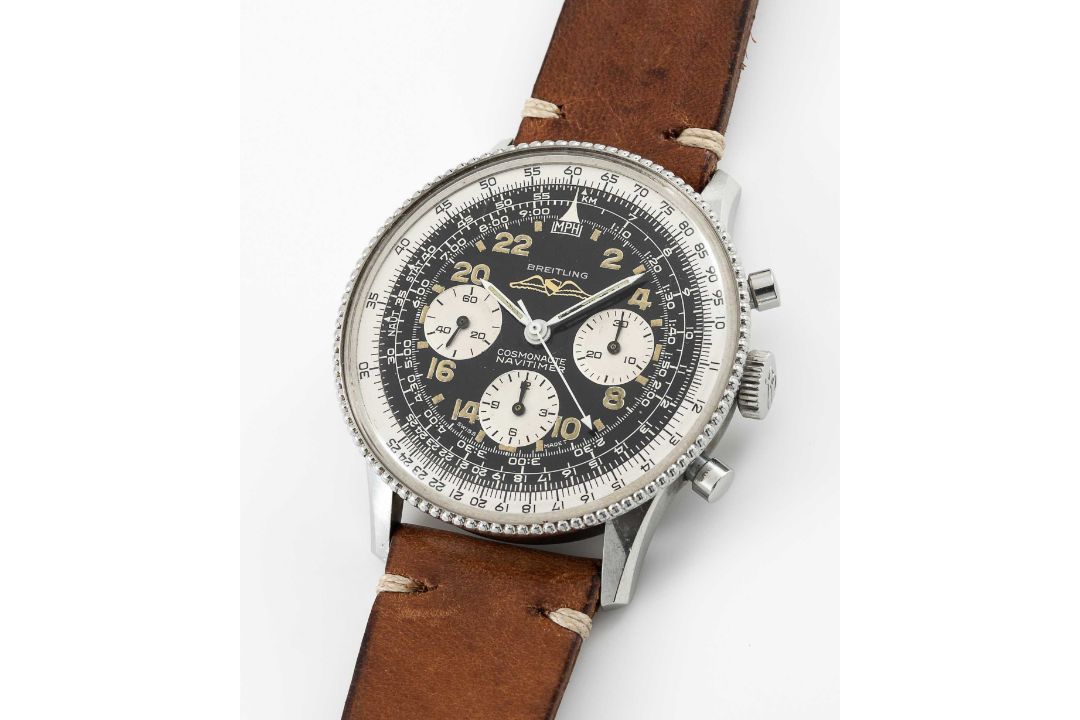 A RARE GENTLEMAN'S STAINLESS STEEL BREITLING NAVITIMER COSMONAUTE AOPA CHRONOGRAPH WRIST WATCH CIRCA - Image 1 of 10