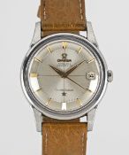 A GENTLEMAN'S STAINLESS STEEL OMEGA CONSTELLATION CHRONOMETER WRIST WATCH CIRCA 1961, REF. 14393 9