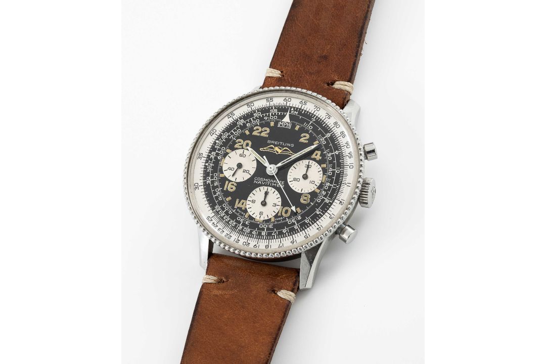 A RARE GENTLEMAN'S STAINLESS STEEL BREITLING NAVITIMER COSMONAUTE AOPA CHRONOGRAPH WRIST WATCH CIRCA - Image 2 of 10