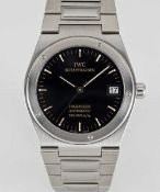 A GENTLEMAN'S STAINLESS STEEL IWC INGENIEUR 500.000 A/M AUTOMATIC BRACELET WATCH CIRCA 1990, REF.