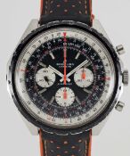 A GENTLEMAN'S STAINLESS STEEL BREITLING CHRONOMAT CHRONOGRAPH WRIST WATCH CIRCA 1970s, REF. 0818