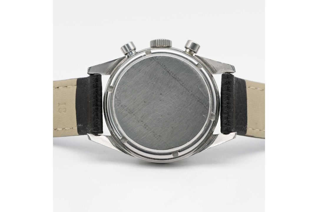 A GENTLEMAN'S STAINLESS STEEL HEUER CARRERA CHRONOGRAPH WRIST WATCH CIRCA 1960s, REF. 3647 S WITH - Image 5 of 8