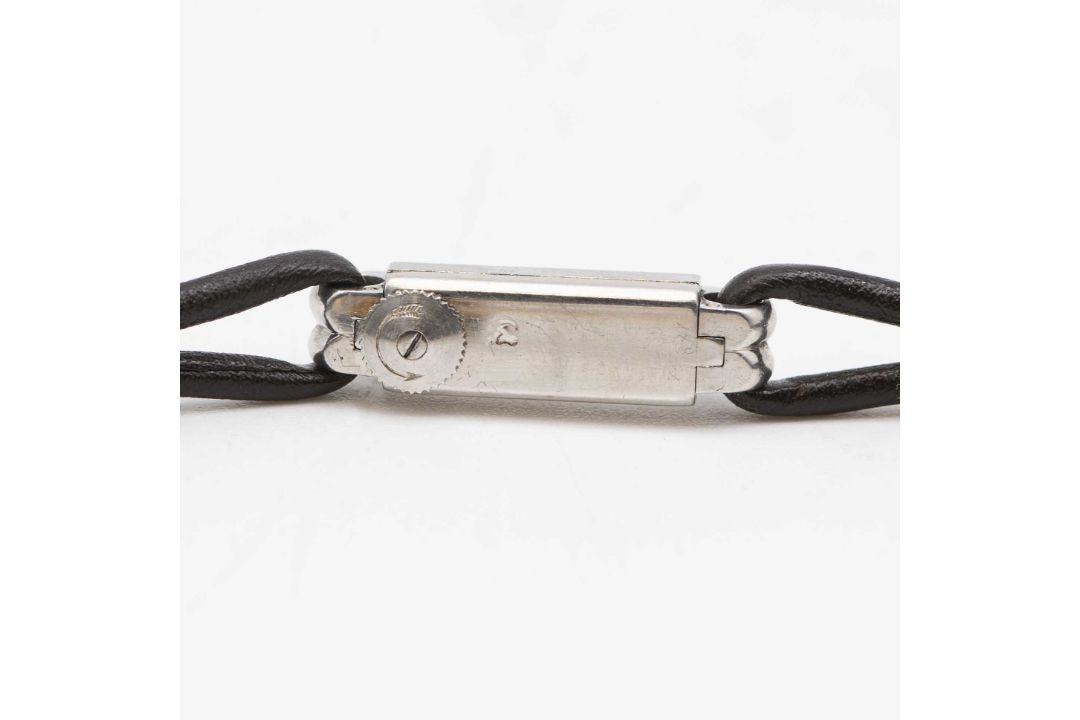 A FINE & RARE LADIES PLATINUM CARTIER FRANCE BACK WIND WRIST WATCH CIRCA 1930, THE SMALLEST EWC BACK - Image 6 of 11