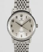 A GENTLEMAN'S STAINLESS STEEL OMEGA SEAMASTER 600 BRACELET WATCH CIRCA 1965, REF. 135.011
