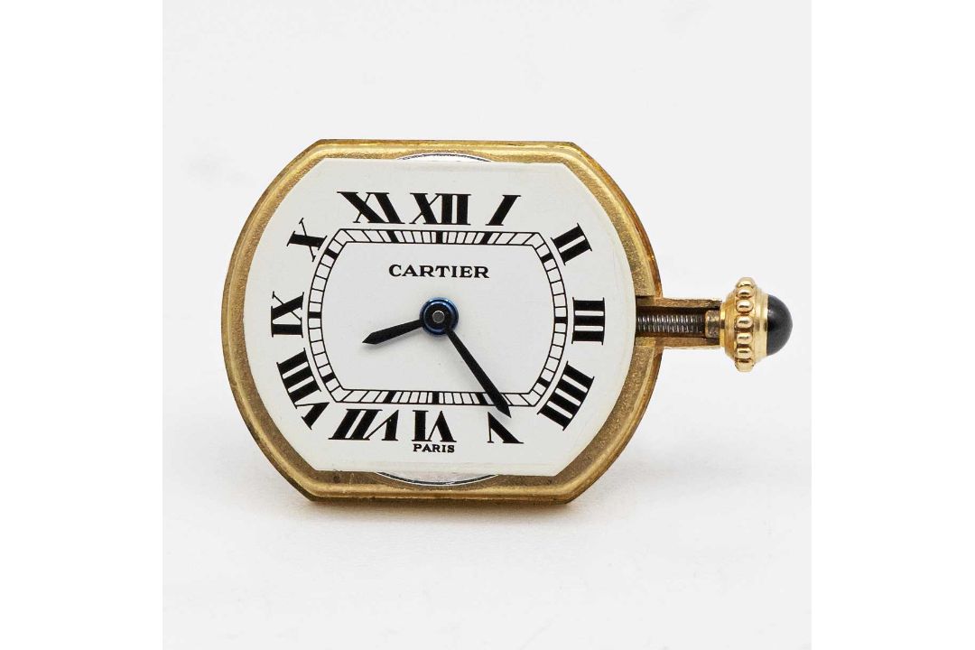 A LADIES 18K YELLOW & WHITE GOLD CARTIER PARIS ELLIPSE WRIST WATCH CIRCA 1970s, REF. 6711 - Image 7 of 10