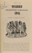 WISDEN Cricketers' Almanack: 1941