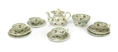 A part tea set,