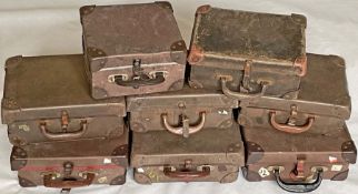 Quantity (8) of London Transport TICKET MACHINE BOXES comprising 4 x Gibson, 3 x Ultimate and 1