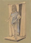 Gottfried Brockmann. „Jahrmarktsbilder - Pudelmensch“. 1930