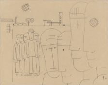 Franz Wilhelm Seiwert. „Zwei Gruppen“. 1922