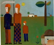 Franz Wilhelm Seiwert. „Ländliche Familie (Familie Jatho)“ („Die Landarbeiter“). 1923