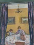 Eugen Spiro. Beim Frühstück (Die Familie des Künstlers). 1920