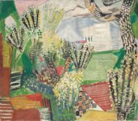 Oskar Moll. „Häuser und Obstbäume“. 1934