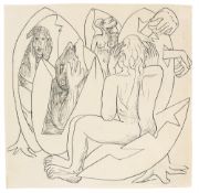 Max Beckmann. „Eiermenschen (Ostern)“. 1944