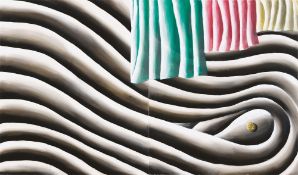 Andreas Schulze. Curtain with knob. 1986