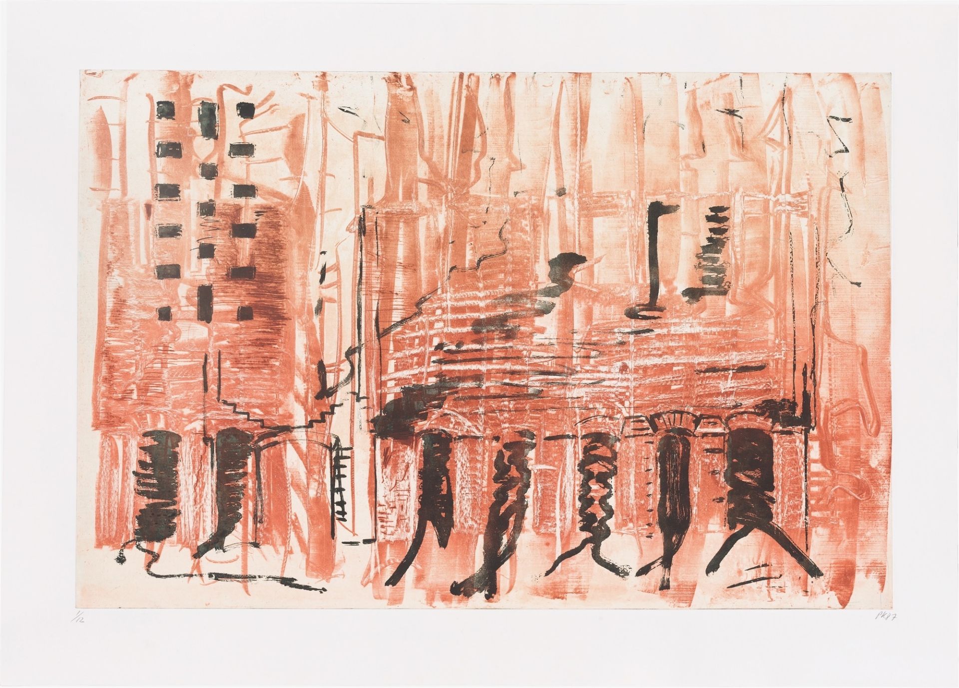 Per Kirkeby. „7 Radierungen“. 1987