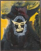Jonathan Meese. ”Der VERTEIDIGUNGSMINISTER ”SKROKODILLYS” im goldenen BURGVERLIEß der Skelett…. 2005