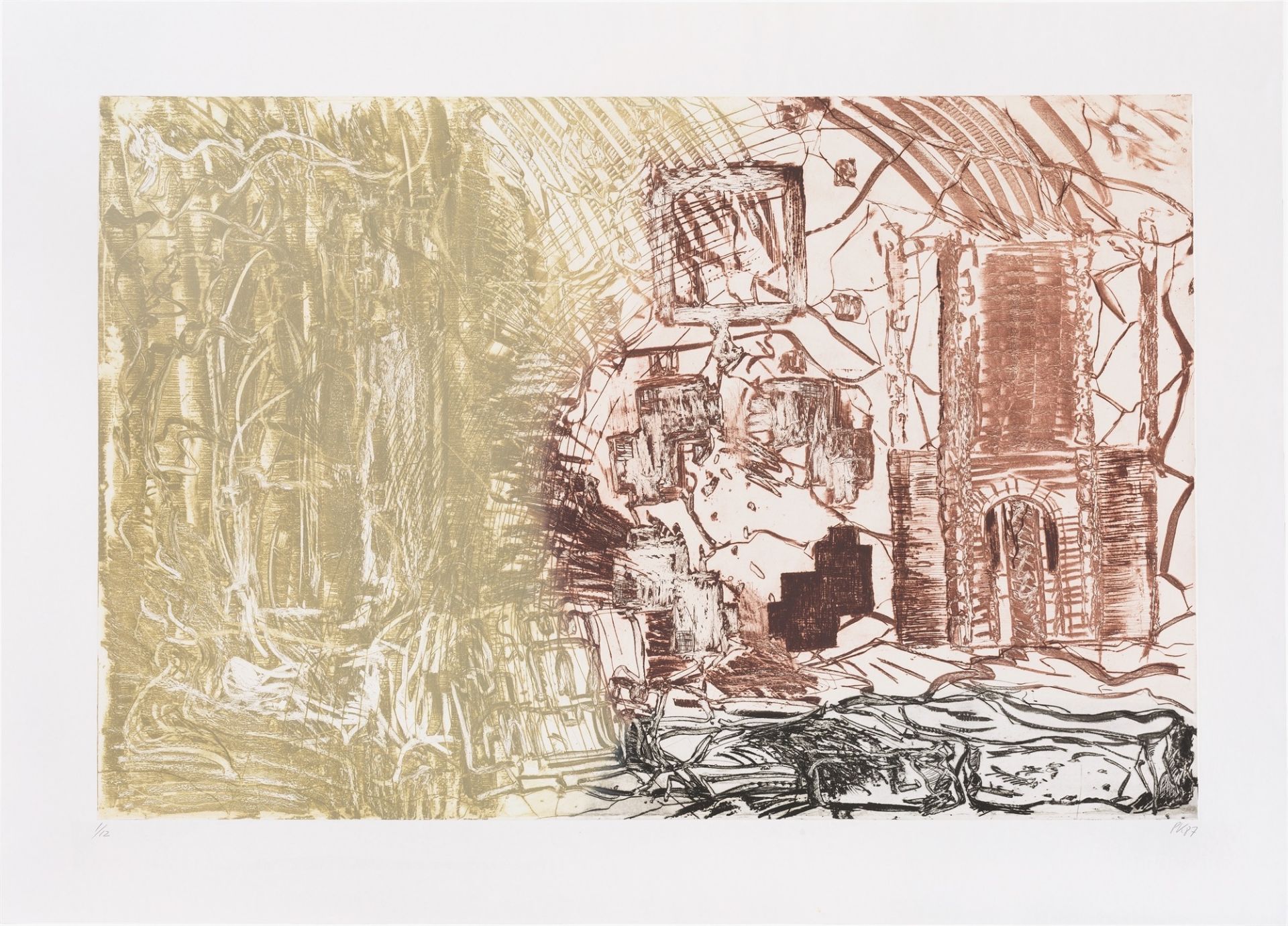 Per Kirkeby. „7 Radierungen“. 1987 - Bild 3 aus 3