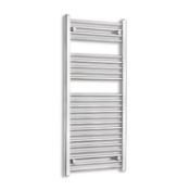 (FX3) 1100x500mm TOWEL RADIATOR CHROME. Mild steel construction with a gloss chrome finish. 110...