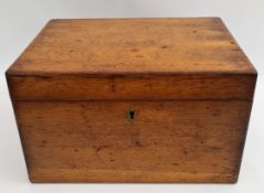Antique Victorian Jenner & Knewstub Oak Dispatch Box.