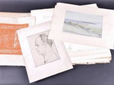 Emil Orlik (1870 1932) Portfolio Of Lithograph And An Etching