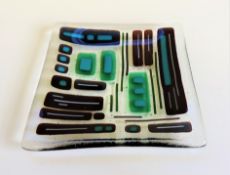 Fused Art Glass Dish