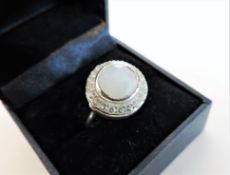 Sterling Silver Opal Ring