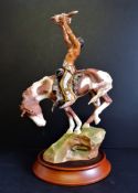 Buck McCain 'Prayer to the Healing Spirit' Porcelain Sculpture
