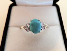 Turquoise Sterling Silver Ring