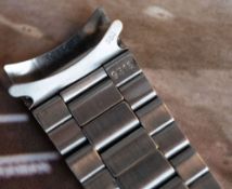 Rare Rolex 9315 Oyster Bracelet 1960s with diver expansion links, 20mm,